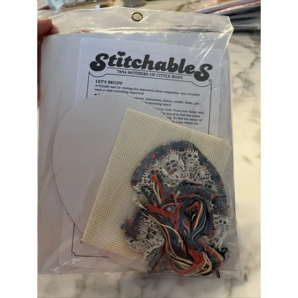 Stitchables Mothers Of Little Boys Cross Stitch Kit 5